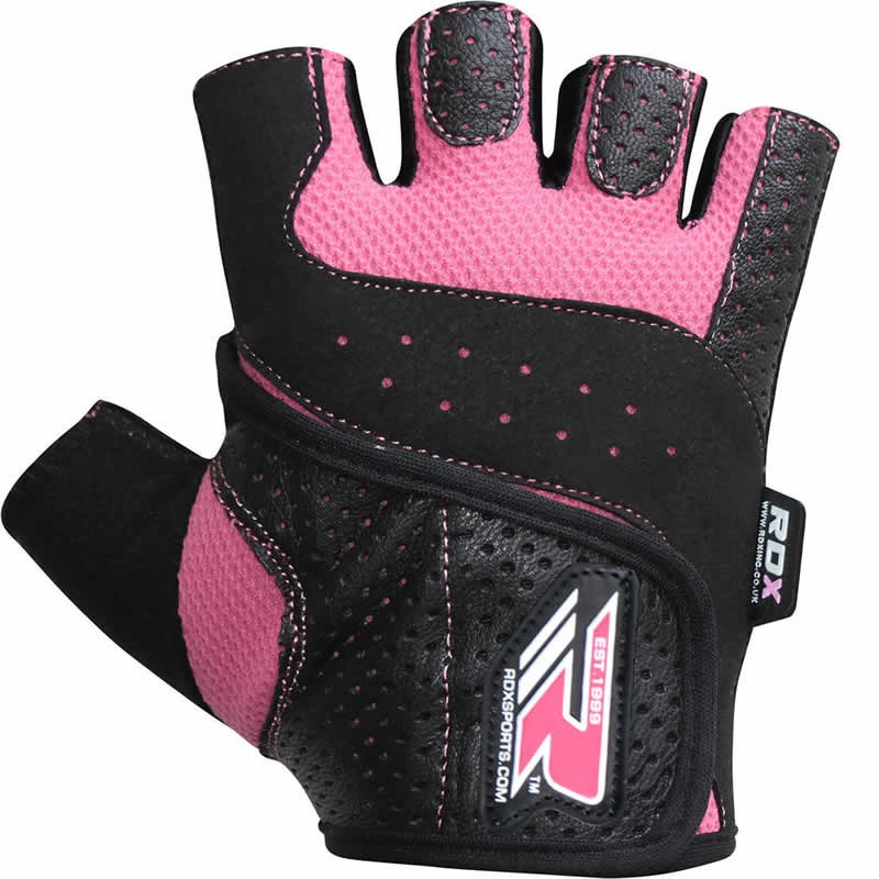 Рукавички для фітнесу жіночі RDX Pink S