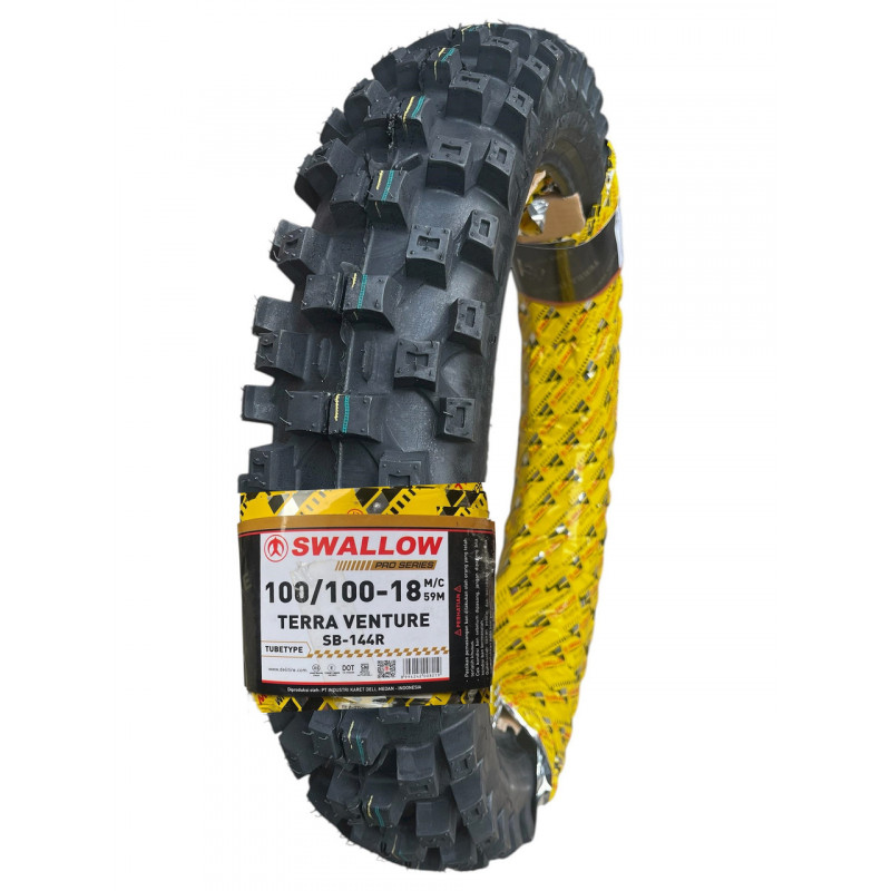 Покришка 100/100-18 M/C 59M (ТТ), (4PR), "SWALLOW" TERRA VENTURE Індонезія