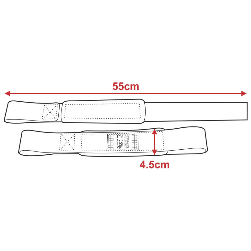 Лямки для тяги RDX Delux Leather