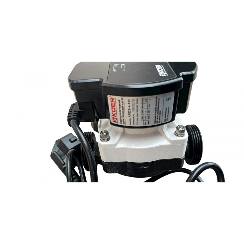 Частотний циркуляційний насос KP APE 25/4-130 (зі шнуром і гайками), Чехія