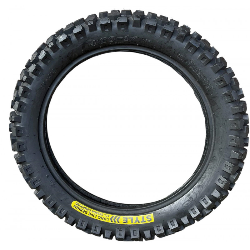 Покришка з камерою 4.60-17 M/C 62P (6PR) Max.Load 175 кг Load Range C, камерна (TT) "General" ШИПОВКА