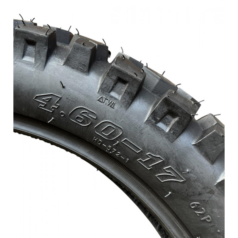 Покришка з камерою 4.60-17 M/C 62P (6PR) Max.Load 175 кг Load Range C, камерна (TT) "General" ШИПОВКА