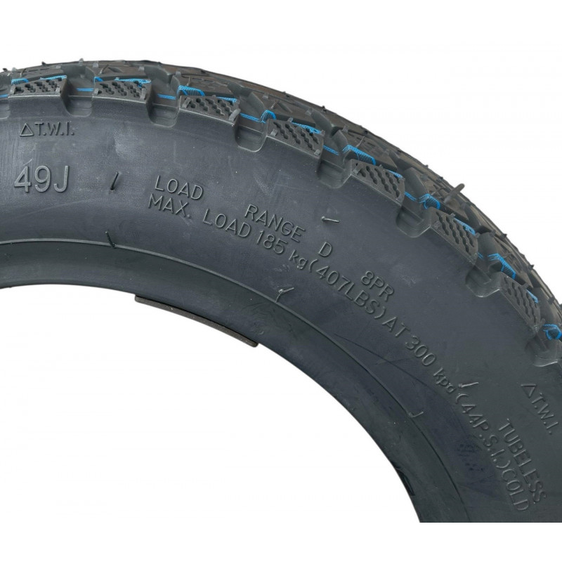 Покришка 3.00-10 49J (8PR), TUBELESS/TL-безкамерна, для скутера