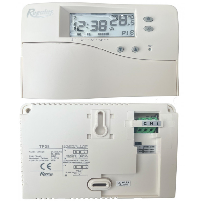 Тижневий цифровий програматор Regulus TP-08