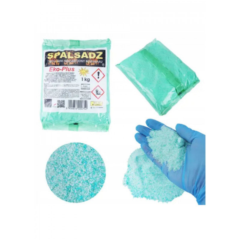 Засіб для очищення димоходів, котлів, печей і камінів від сажі та смол, "Spalsadz" Польща