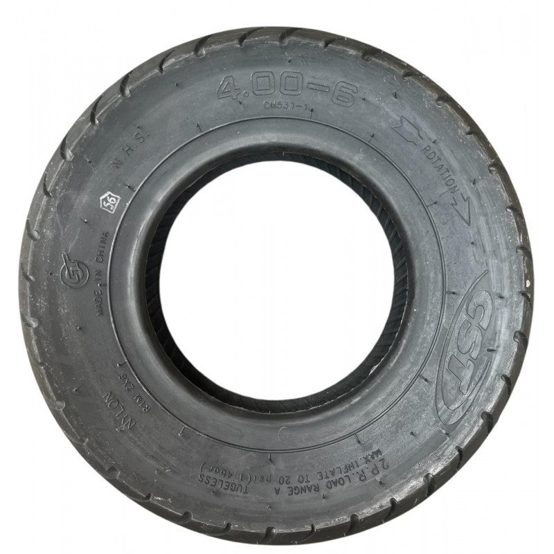 Покришка 4.00-6 (90/60-6) на самокат, безкамерна (TYBELESS/TL), 2PR, "CST" Speed Sity Road