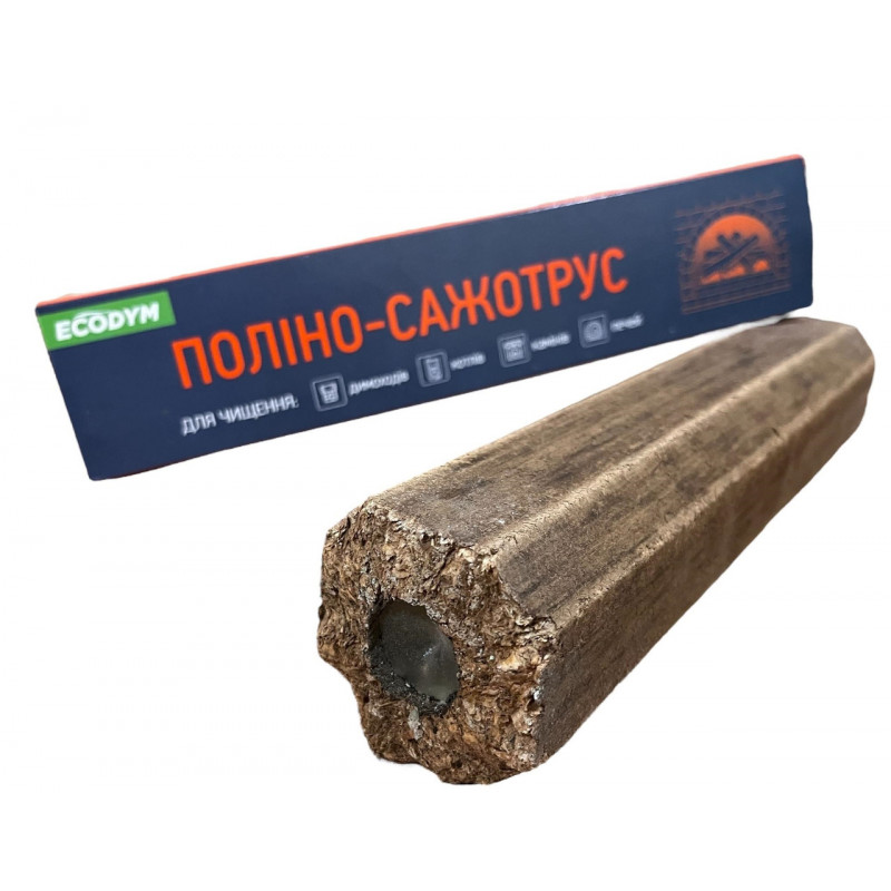 Засіб для очищення димоходів, котлів, камінів і печей від сажі та смол, "ECODYM" Україна