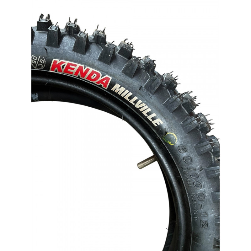 Кроссовая покрышка с камерой 60/100-12 (2.50-12) 36J для питбайков и детских кроссовых мотоциклов, CROSS KENDA