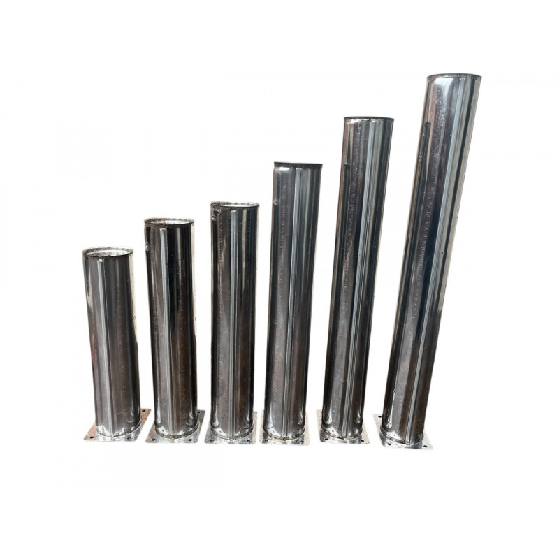 Газовий трубчастий пальник 12 кВт (Ø51 мм, L — 313 мм) нержавійка, "Polidoro" Італія