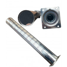 Газовий трубчастий пальник 13 кВт (Ø51 мм, L — 360 мм) нержавійка, "Polidoro" Італія