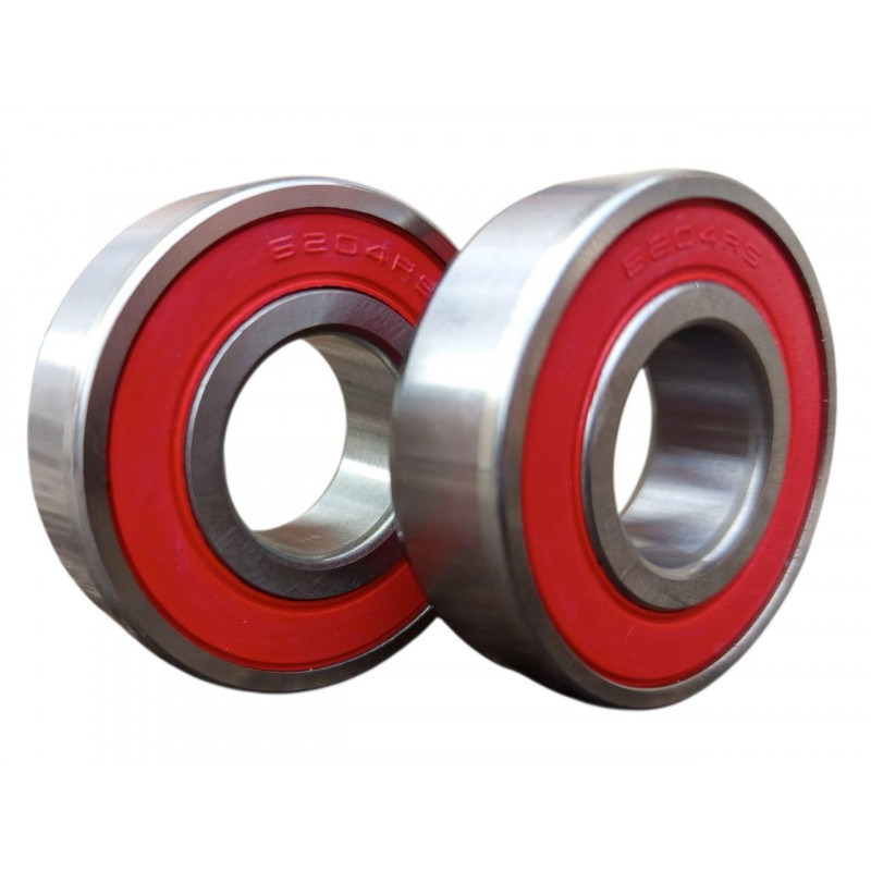 Підшипник кульковий 6204 2RS (20x47x14) під вісь 20 мм