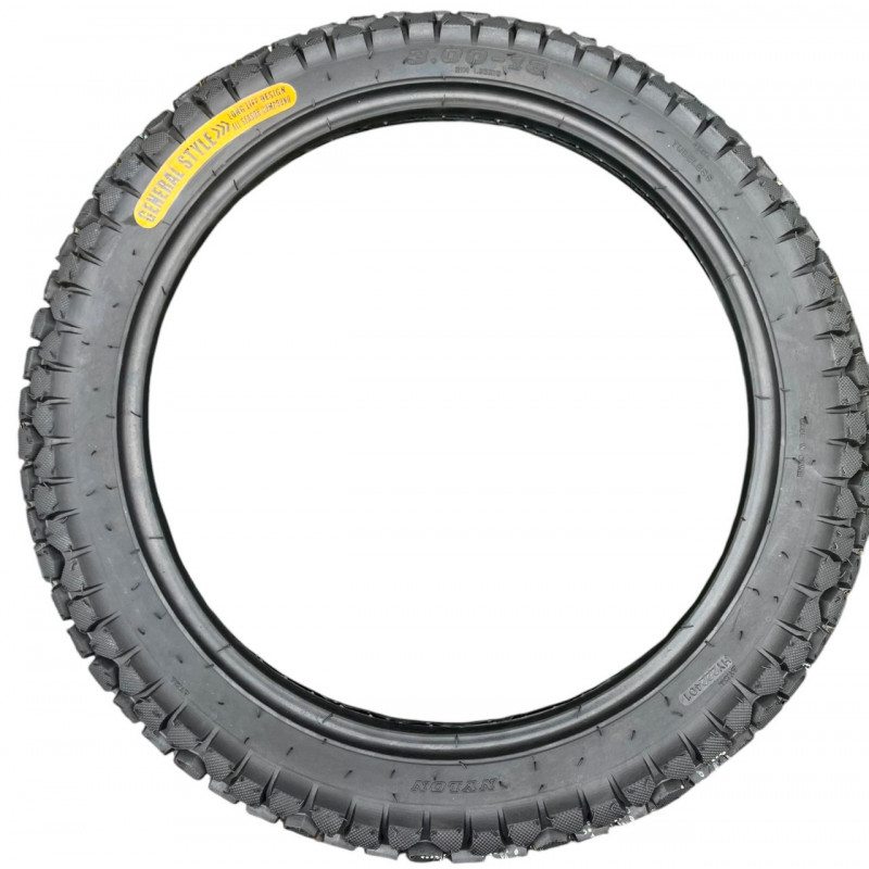 Покришка 3.00-18 55G ENDURO (8PR) TUBELESS (безскамерна) "General Style"