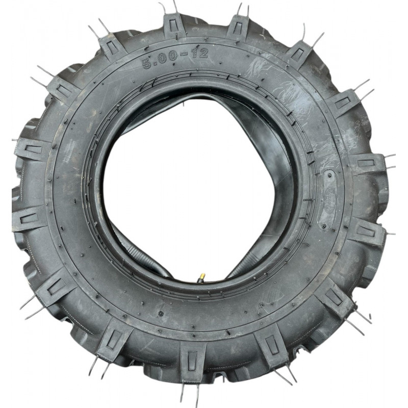 Шина з камерою 5.00-12 8PR (Max.Load: 225кг) для мотоблока, культиватора та мінітрактора