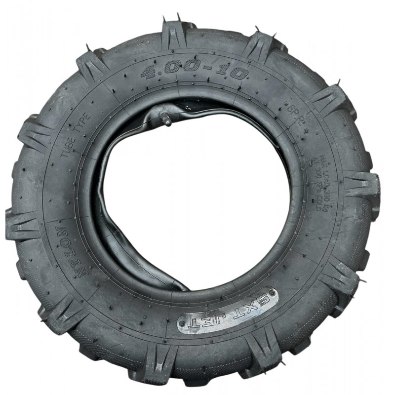 Покришка з камерою 4.00-10 8PR (Max.Load: 380 кг) для мотоблока, культиватора та мінітрактора. "SXT JET"