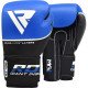 Перчатки боксерские RDX Quad Kore Blue 10 ун.