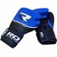 Перчатки боксерские RDX Quad Kore Blue 10 ун.