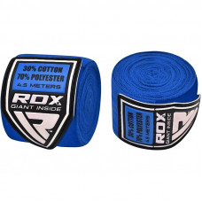 Бинти боксерські RDX Fibra Blue 4.5m