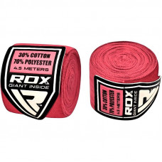 Бинти боксерські RDX Fibra Pink 4.5m