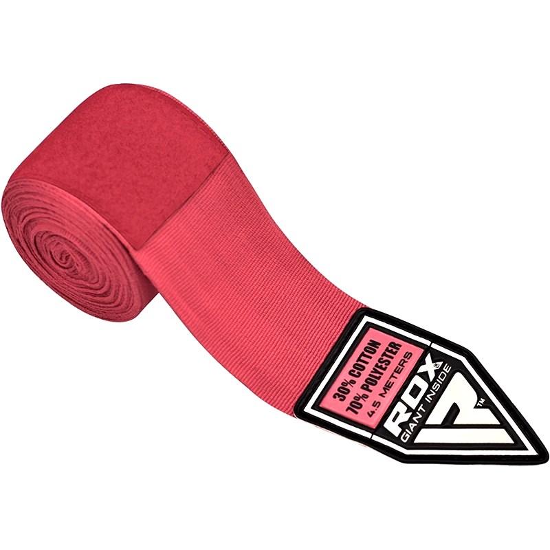 Бинты боксерские RDX Fibra Pink 4.5m