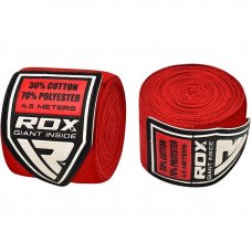 Бинты боксерские RDX Fibra Red 4.5m