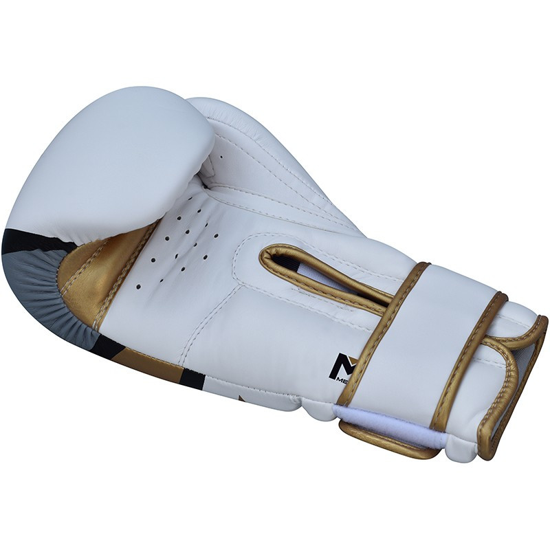 Боксерские перчатки RDX Rex Leather Gold 12 ун.