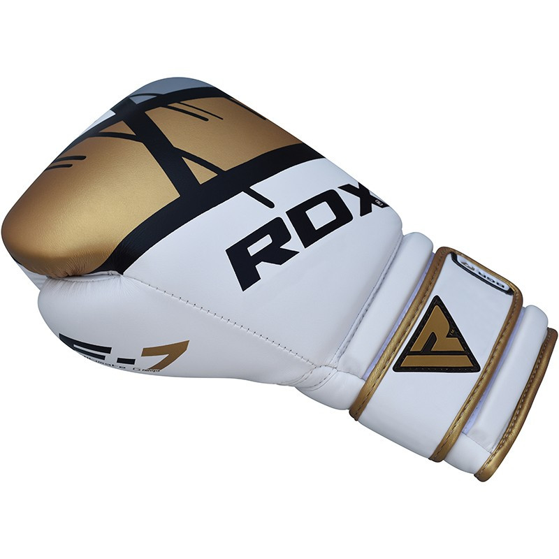 Боксерские перчатки RDX Rex Leather Gold 12 ун.