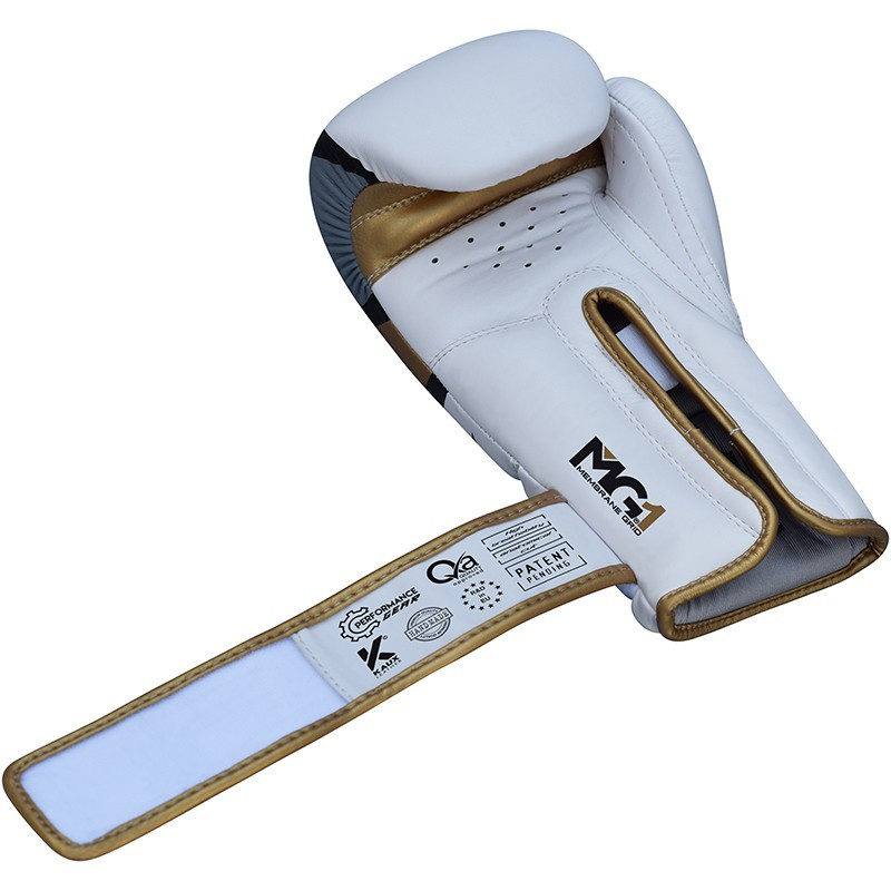 Боксерские перчатки RDX Rex Leather Gold 14 ун.