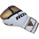 Боксерские перчатки RDX Rex Leather Gold 14 ун.