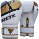 Боксерские перчатки RDX Rex Leather Gold 16 ун.