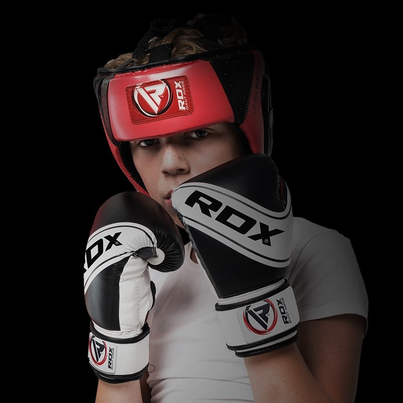 Боксерський шолом дитячий RDX Red