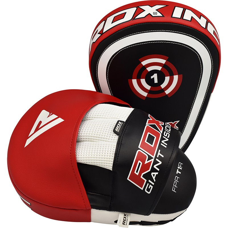 Лапы боксерские RDX Gel Focus Red