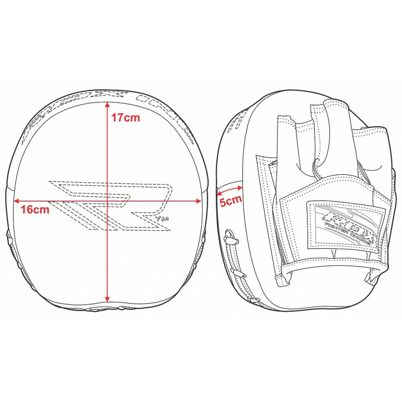 Лапи боксерські RDX Smarty