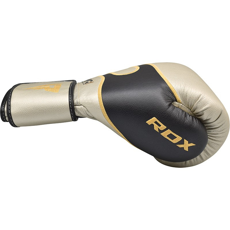 Боксерські рукавички RDX Leather Pearl White 16 ун.