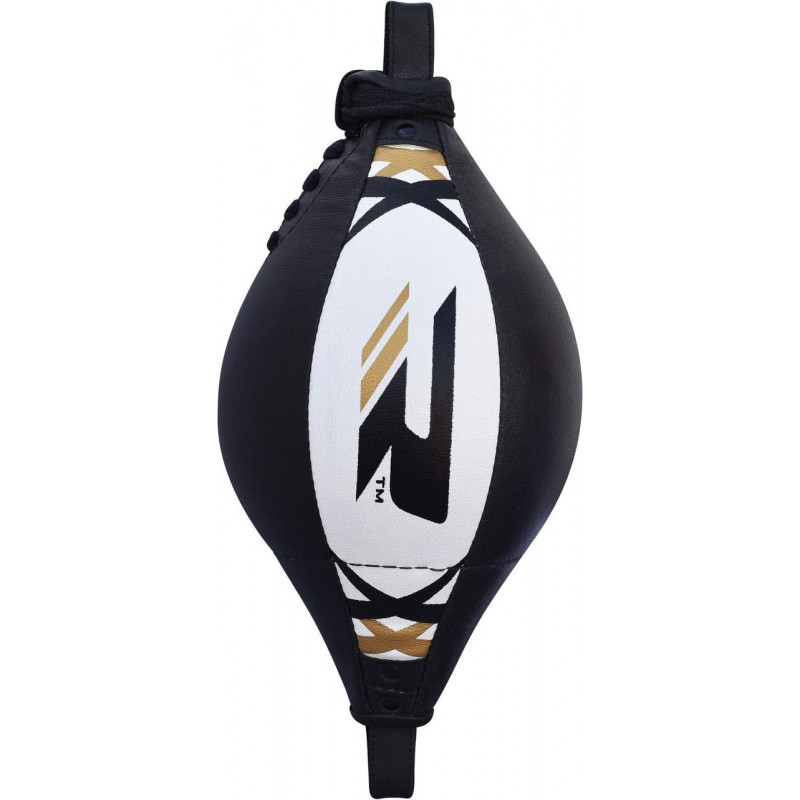 Боксерська груша на розтяжці RDX White New з гумовим джгутом