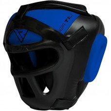 Боксерский шлем тренировочный RDX Guard Blue L