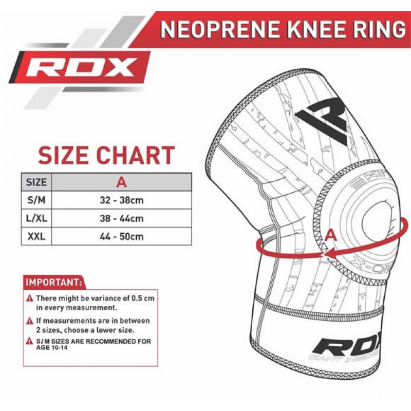 Наколінник спортивний неопреновий RDX New L/XL (1 шт)