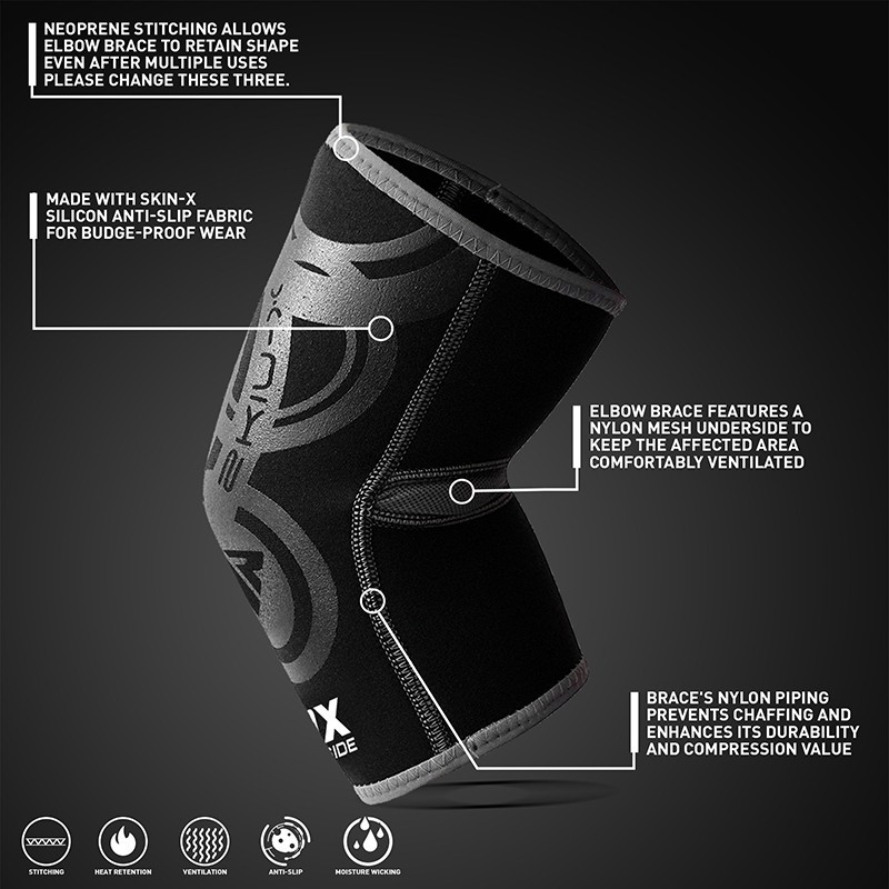 Налокітник спортивний неопреновий RDX L/XL (1 шт)