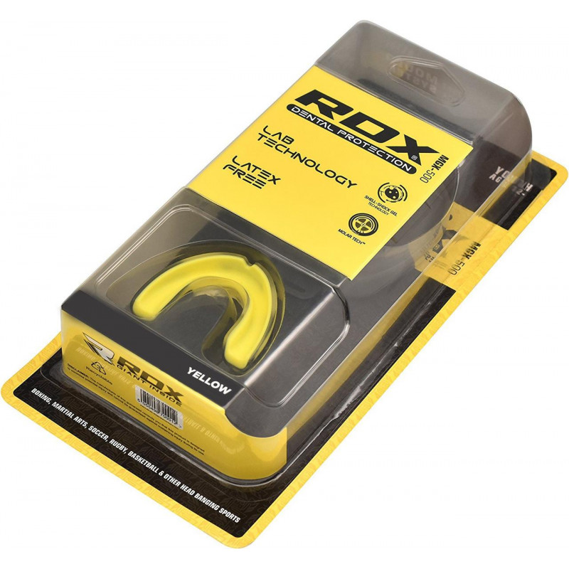 Капа боксерська RDX GEL 3D Elite Yellow