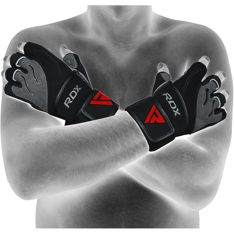 Рукавички для фітнесу RDX RDX Pro Lift Black S