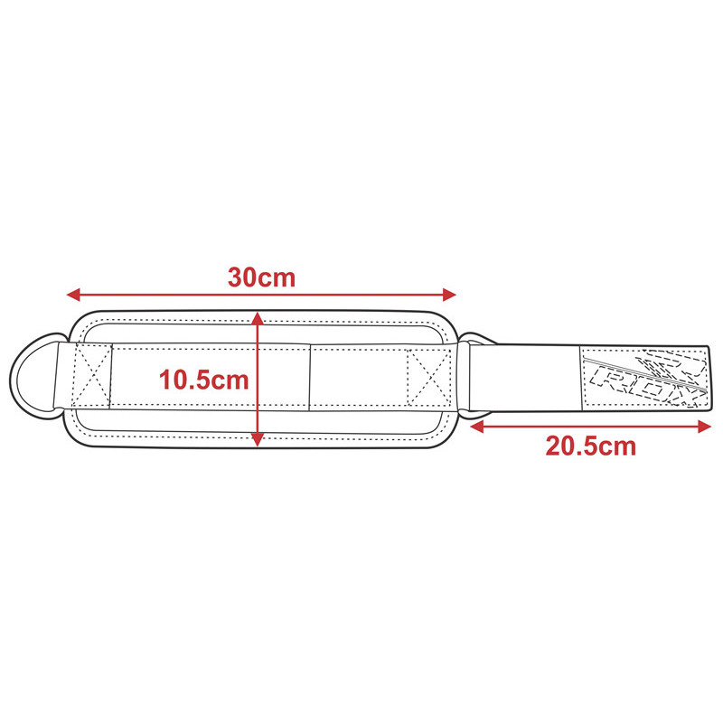 Лямка на щиколотки RDX Gel