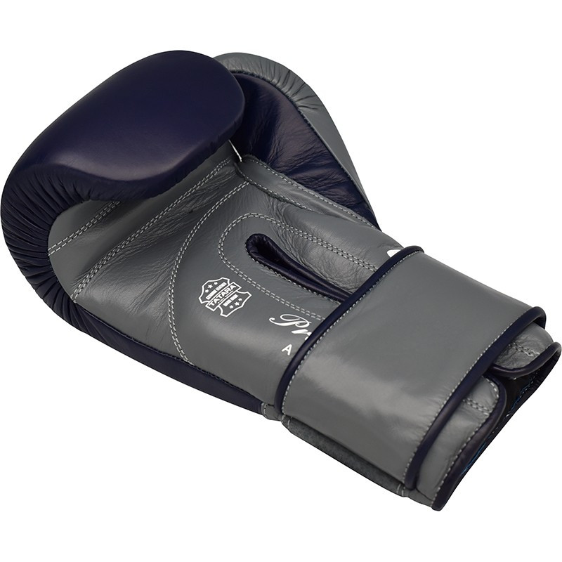 Боксерські рукавички RDX Leather Pro C4 Blue 14 ун.