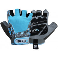 Перчатки для фитнеса женские RDX Blue L