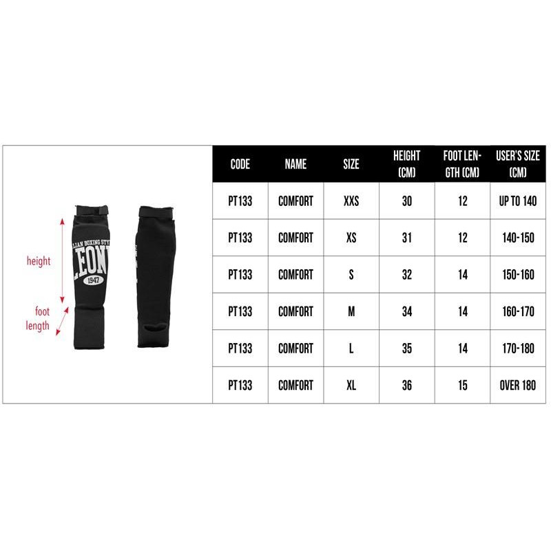 Захист гомілки Leone Comfort S