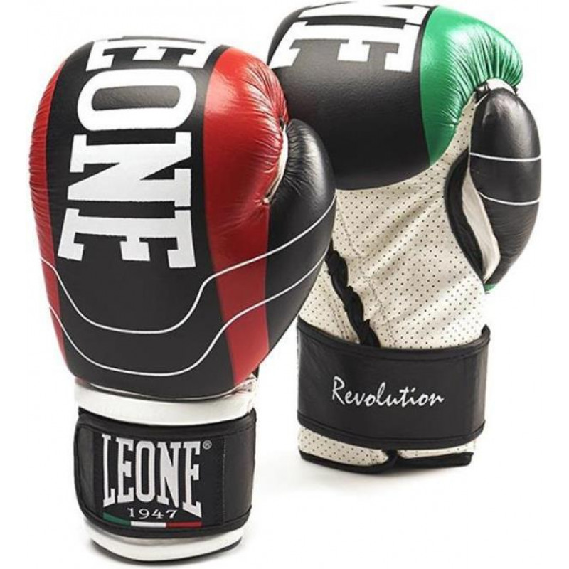 Боксерские перчатки Leone Revolution Black 12 ун.