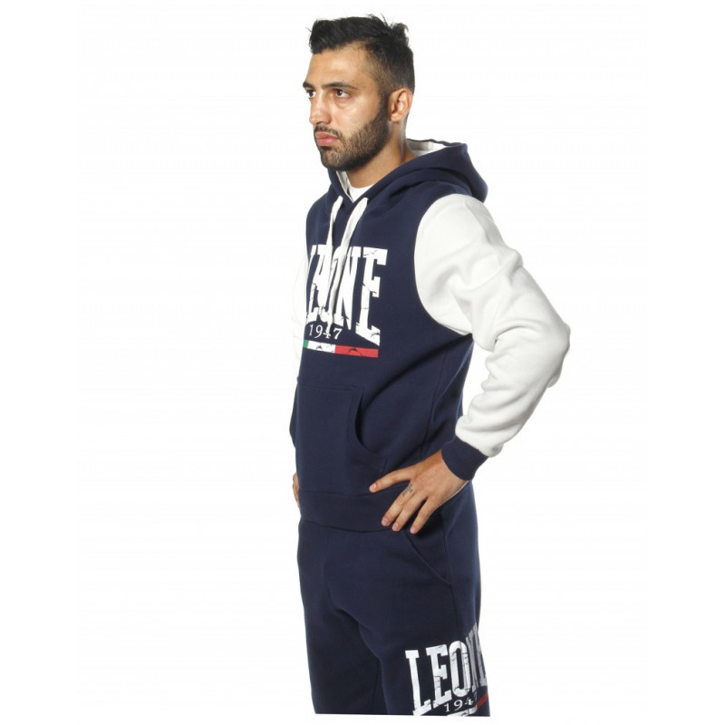 Толстовка Leone Fleece White/Blue M