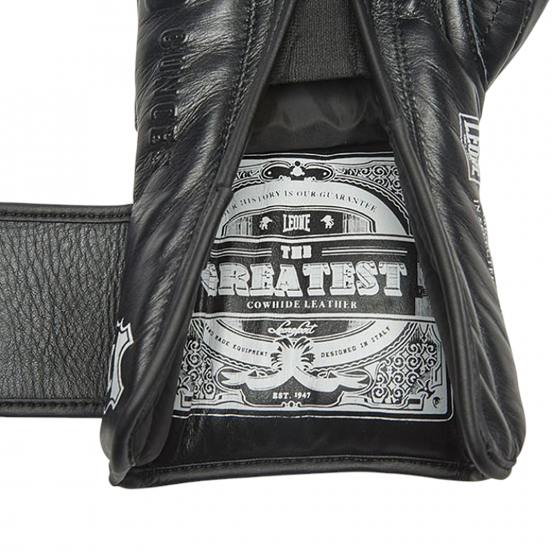 Боксерські рукавички Leone Greatest Black 14 ун.