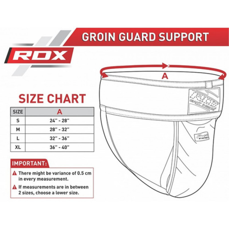 Захист паху RDX Groin Guard Black L