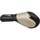 Перчатки боксерские RDX Leather Black White 16 ун.