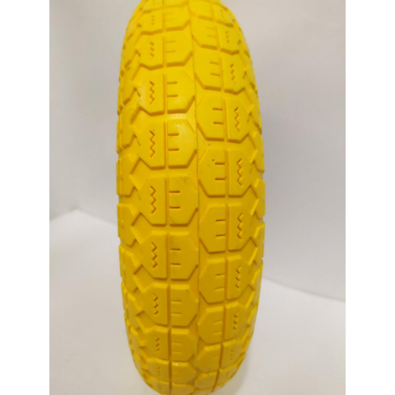 Колесо на тачку пінополіуретанове 3.50-7/20 мм діаметр 340 мм