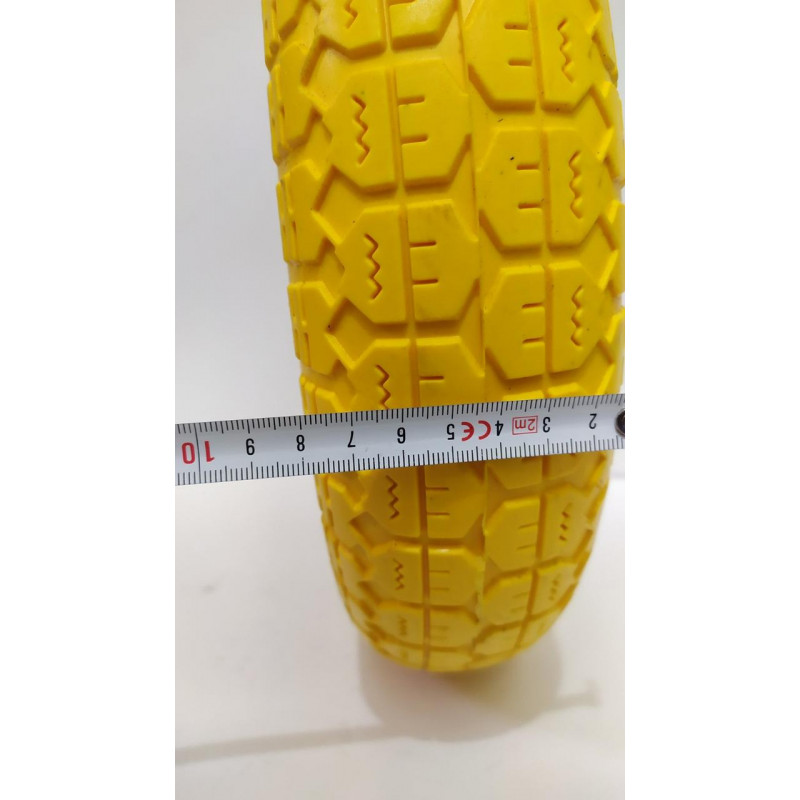 Колесо на тачку пінополіуретанове 3.50-7/20 мм діаметр 340 мм